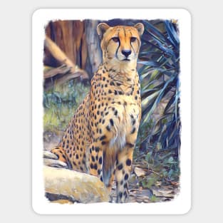 Cheetah Sticker